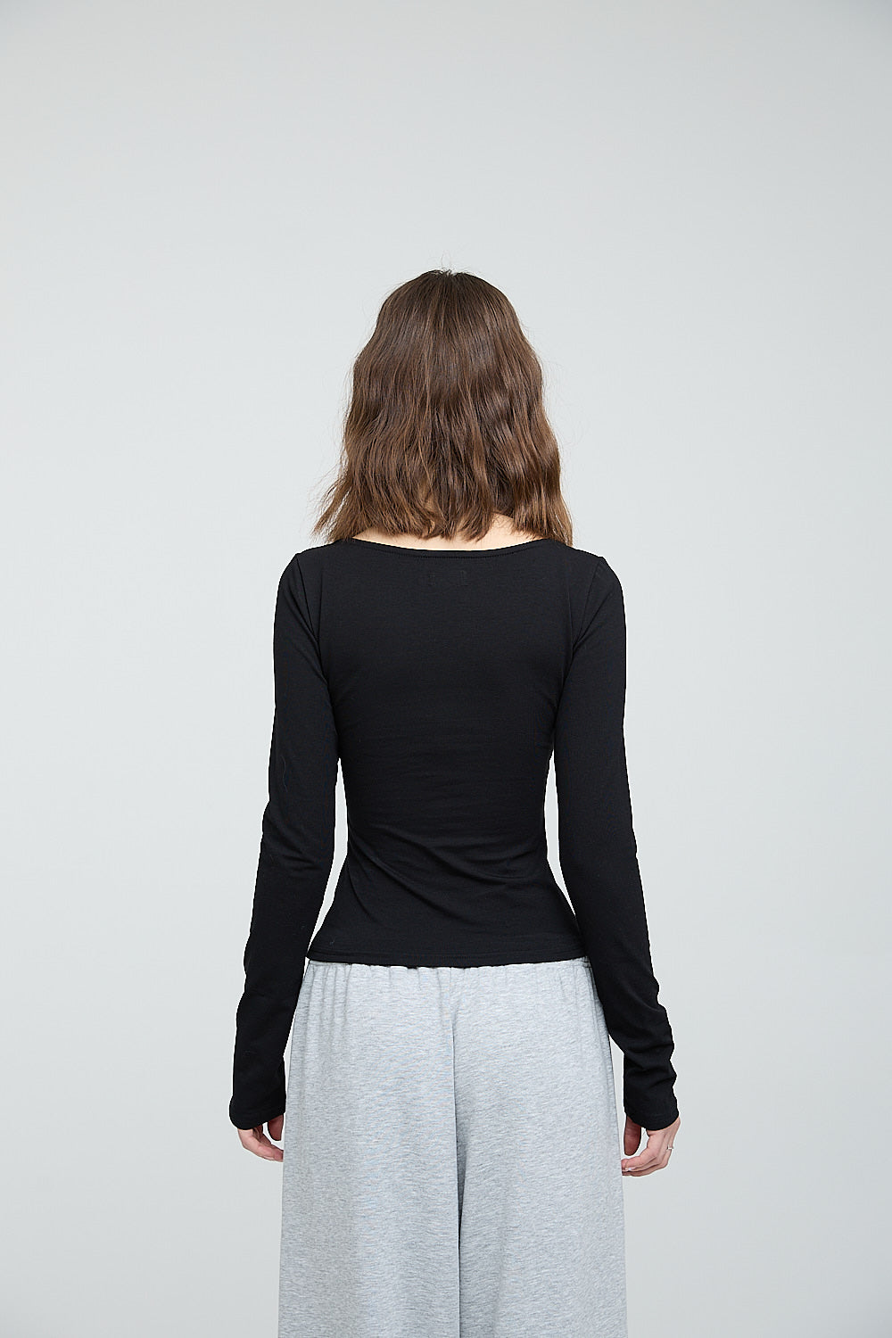 Square Neck Long Sleeve