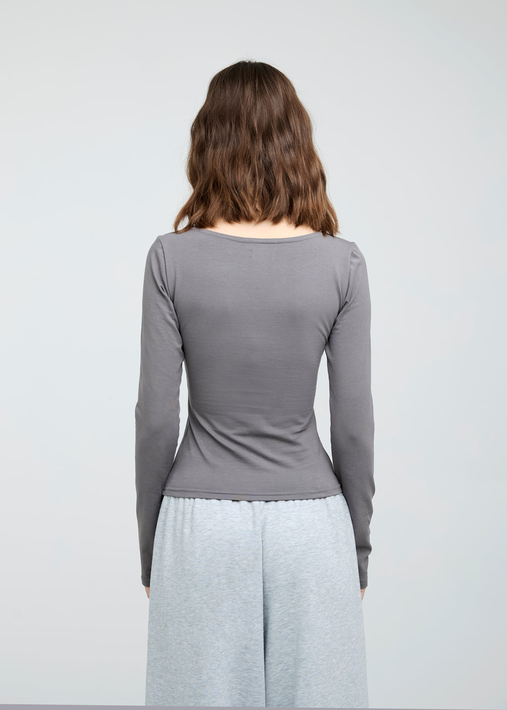 Square Neck Long Sleeve
